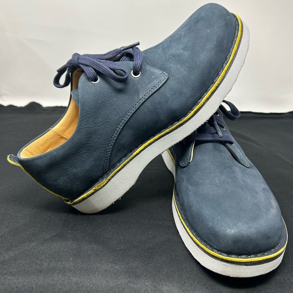 Samuel Hubbard “Hubbard Free” Casual Walking Shoe Navy Leather Men’s Siz… - Picture 3 of 8